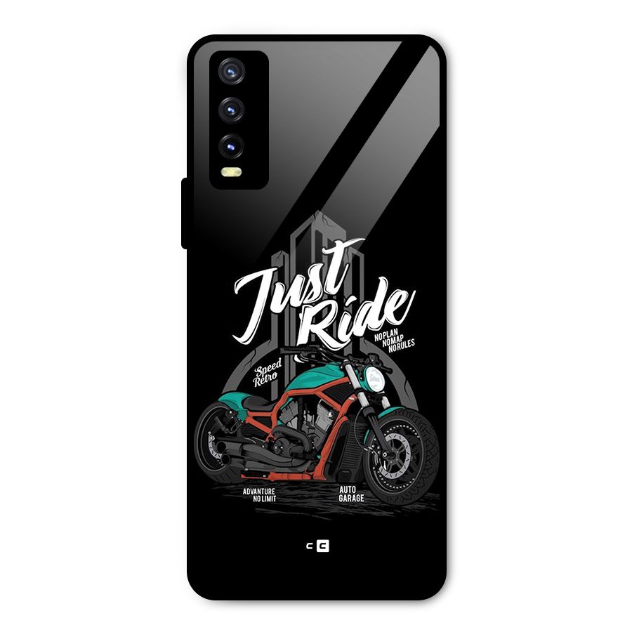 Just Ride Speed Metal Back Case for Vivo Y20g