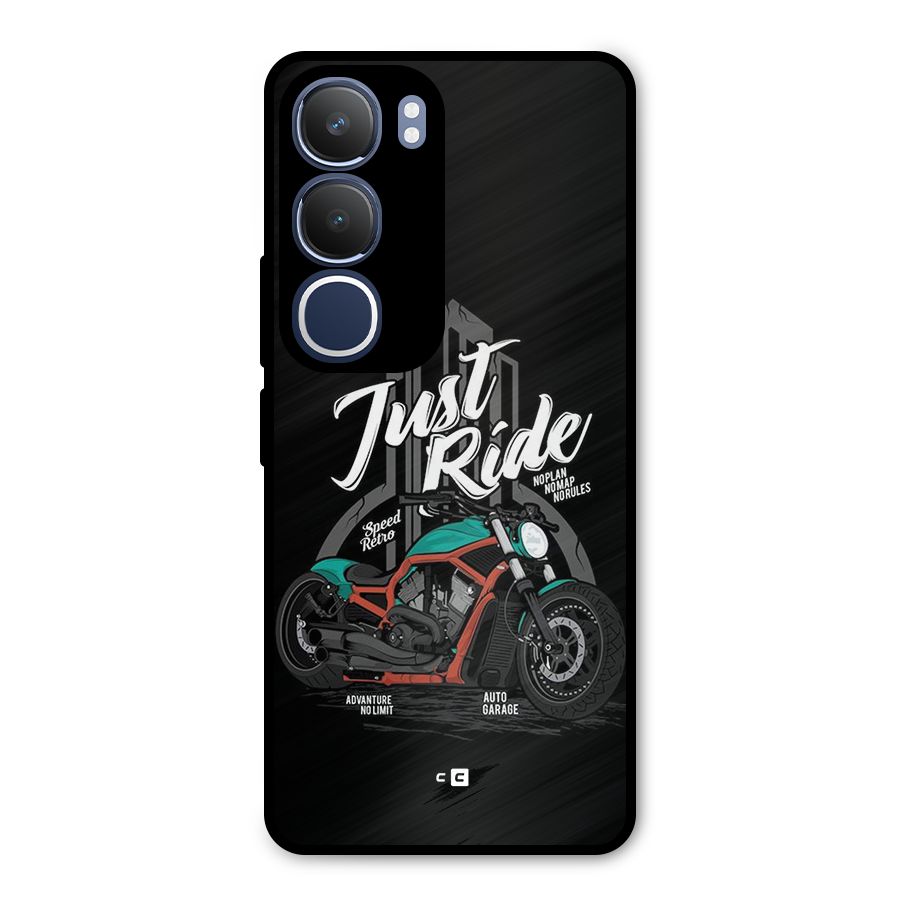 Just Ride Speed Metal Back Case for Vivo Y29