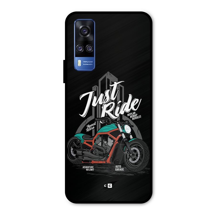 Just Ride Speed Metal Back Case for Vivo Y51A