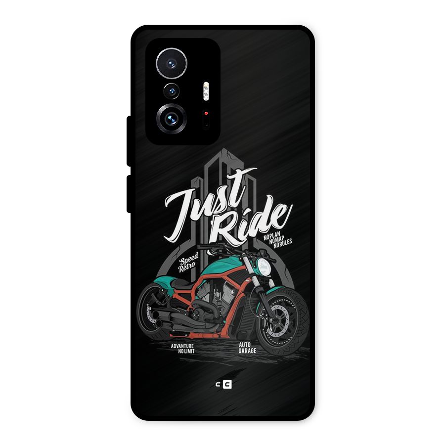 Just Ride Speed Metal Back Case for Xiaomi 11T Pro