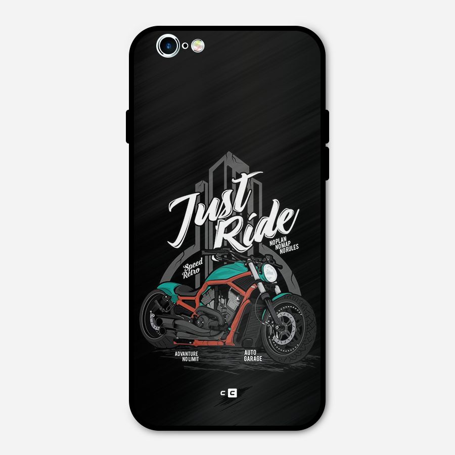 Just Ride Speed Metal Back Case for iPhone 6 6s