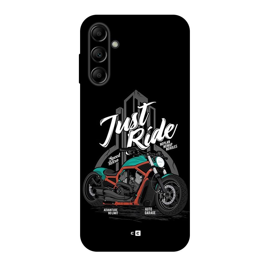 Just Ride Speed Original Polycarbonate Back Case for Galaxy A14 5G