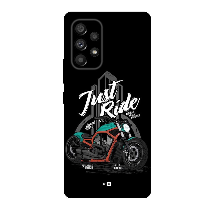 Just Ride Speed Original Polycarbonate Back Case for Galaxy A53 5G