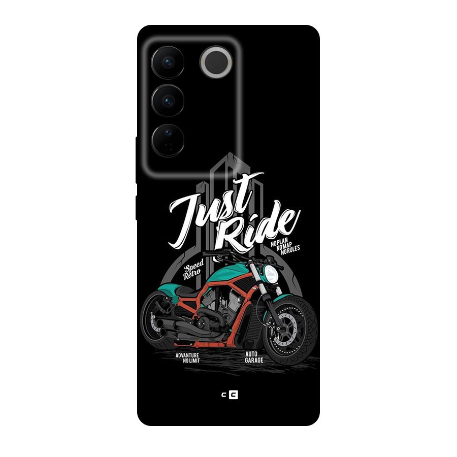 Just Ride Speed Original Polycarbonate Back Case for Vivo V27