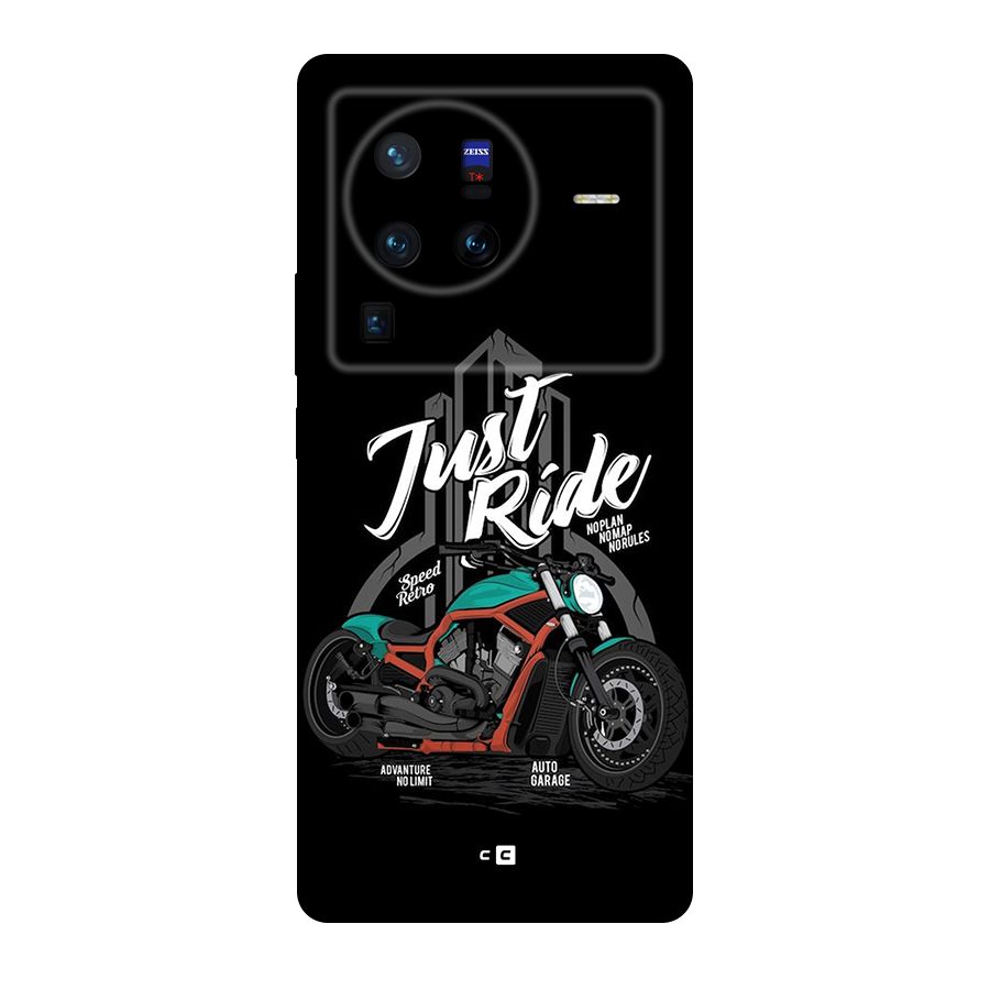 Just Ride Speed Original Polycarbonate Back Case for Vivo X80