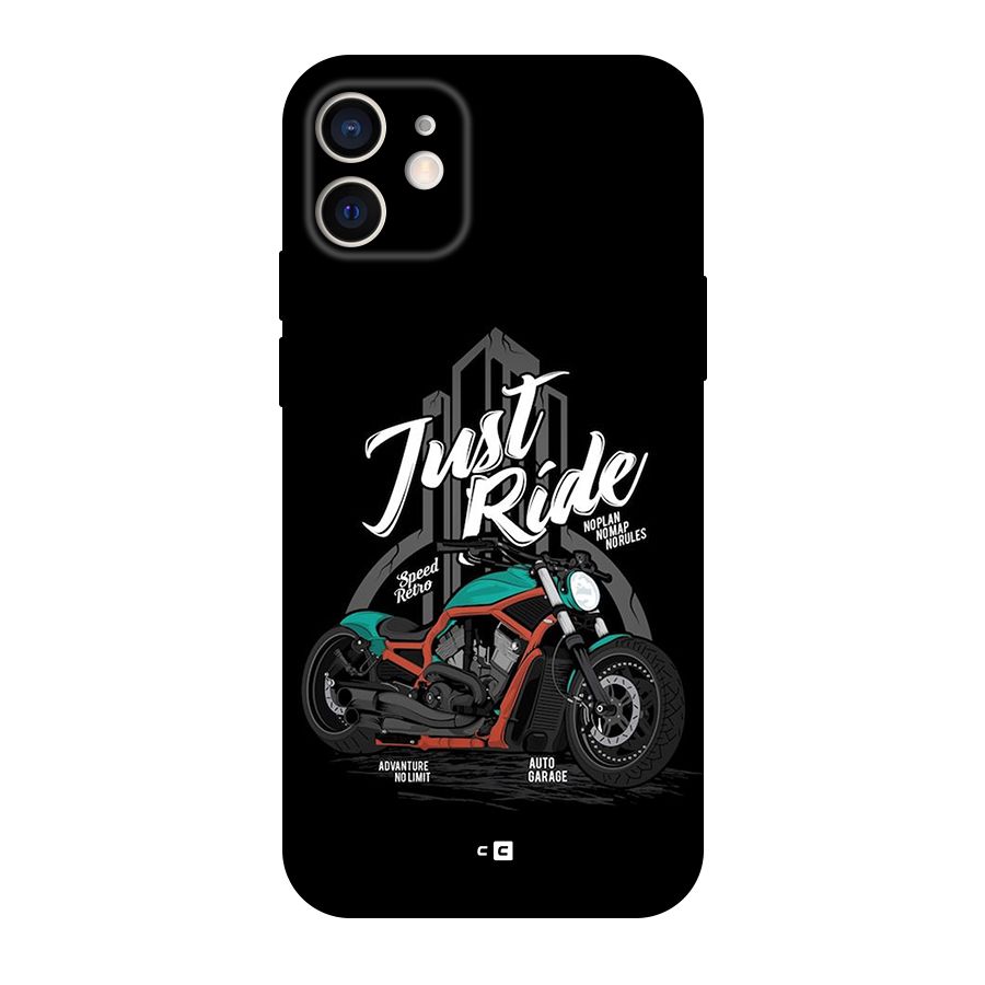 Just Ride Speed Original Polycarbonate Back Case for iPhone 12