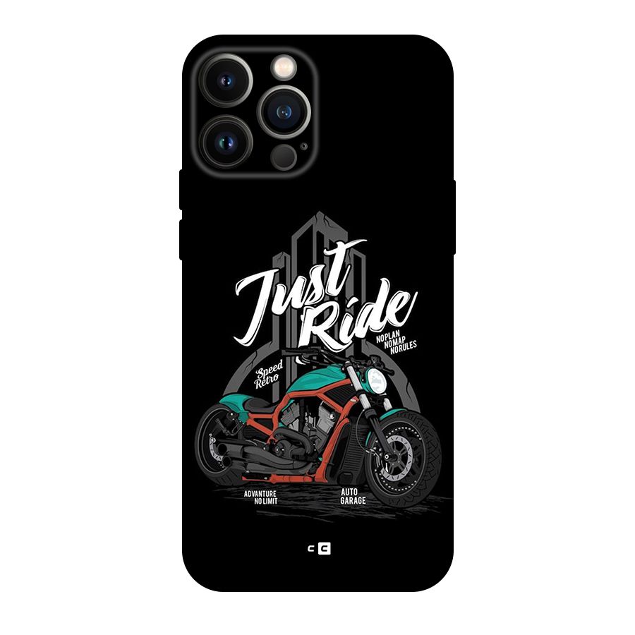 Just Ride Speed Original Polycarbonate Back Case for iPhone 13 Pro Max