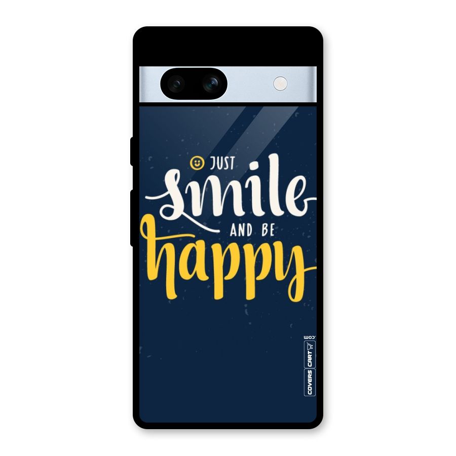 Just Smile Glass Back Case for Google Pixel 7a