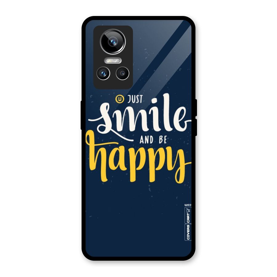 Just Smile Glass Back Case for Realme GT Neo 3