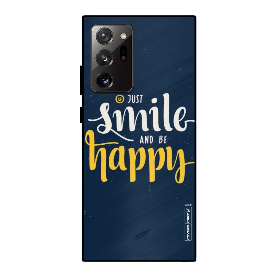 Just Smile Metal Back Case for Galaxy Note 20 Ultra
