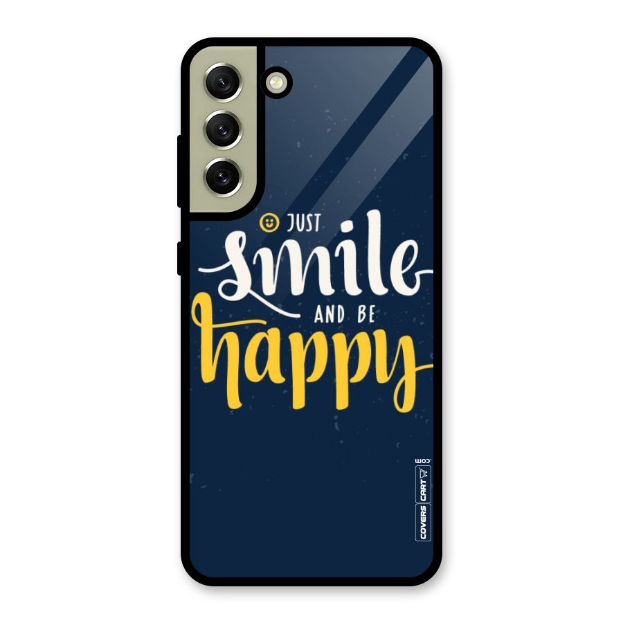 Just Smile Metal Back Case for Galaxy S21 FE 5G (2023)