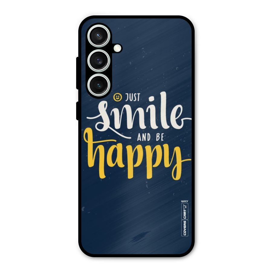 Just Smile Metal Back Case for Galaxy S23 FE