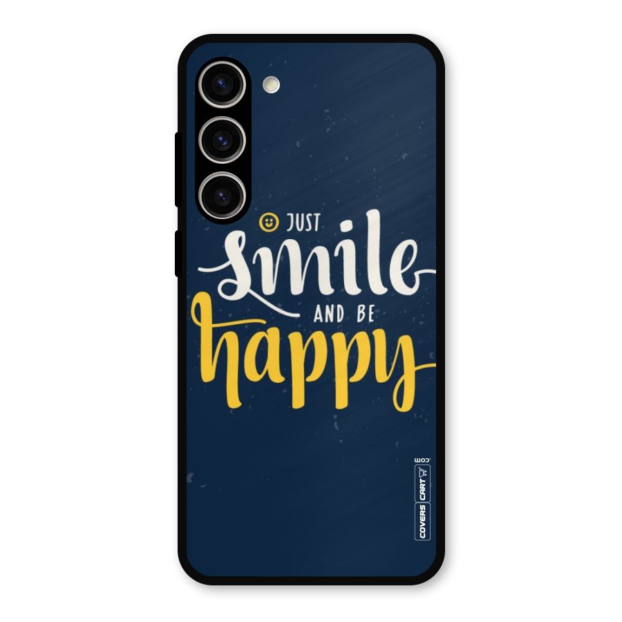 Just Smile Metal Back Case for Galaxy S23 Plus