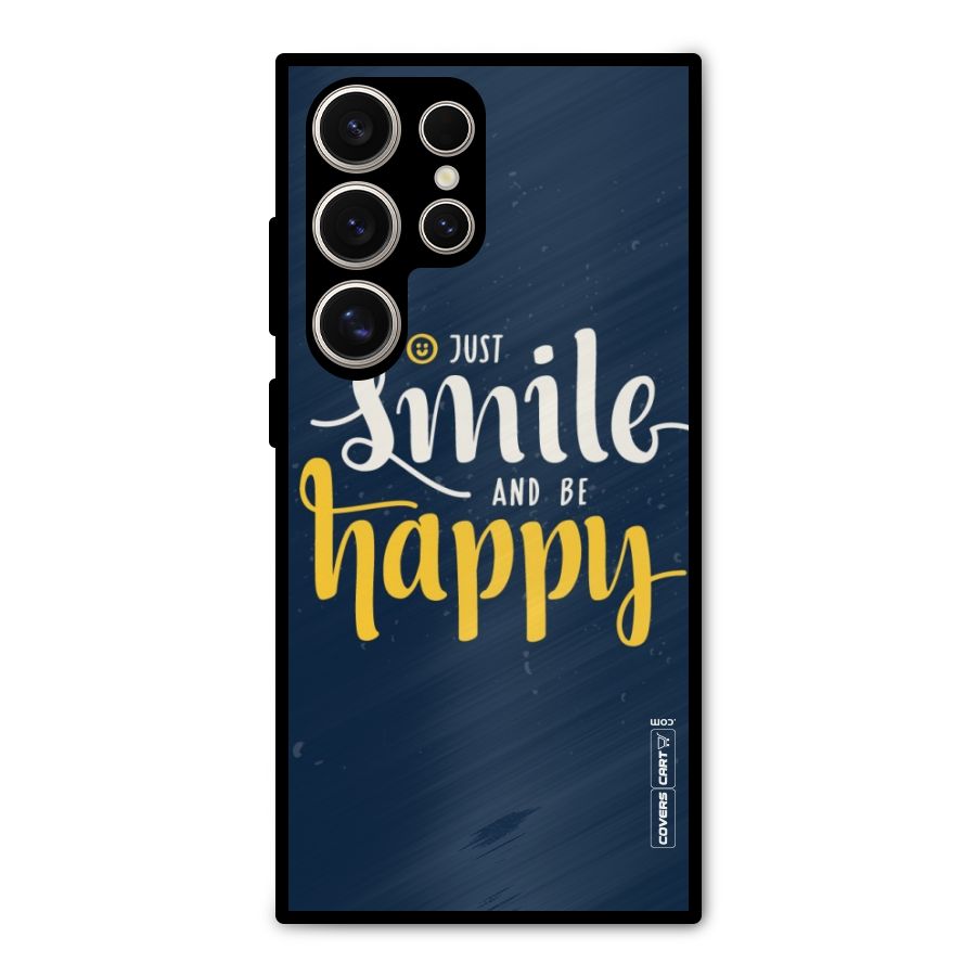 Just Smile Metal Back Case for Galaxy S24 Ultra