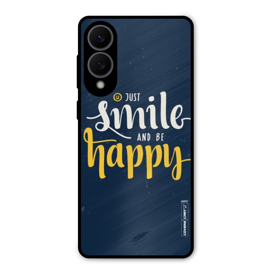 Just Smile Metal Back Case for Galaxy S25 Edge