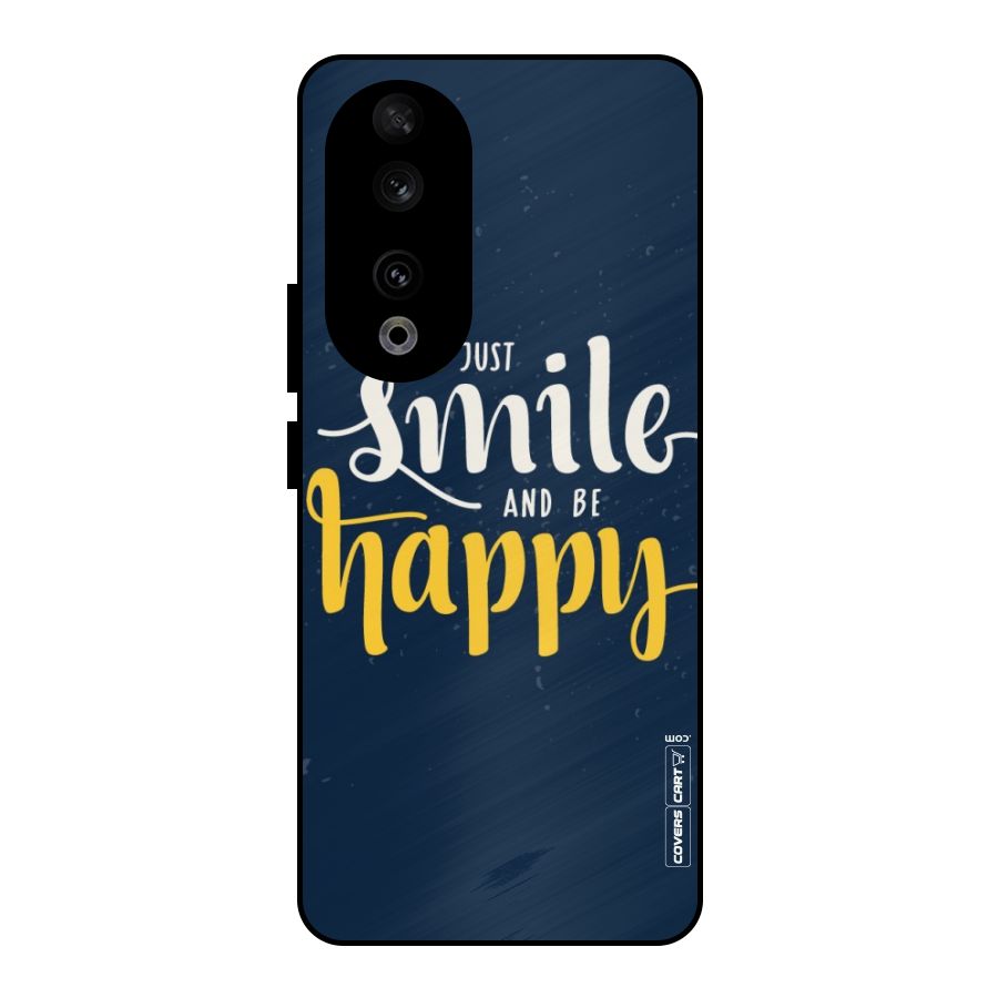 Just Smile Metal Back Case for Honor 90