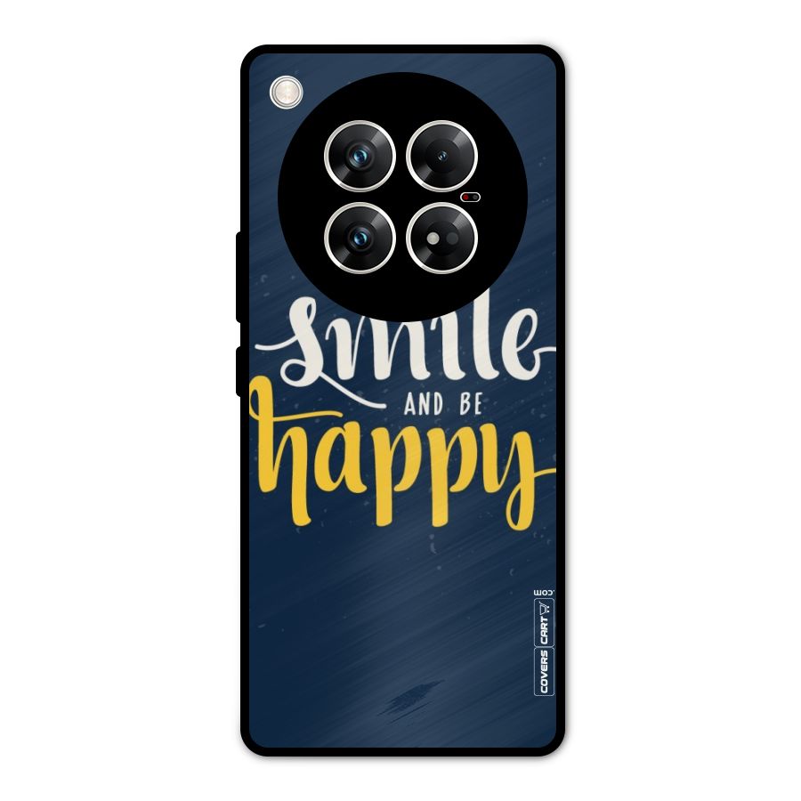 Just Smile Metal Back Case for Infinix Zero 40 5G