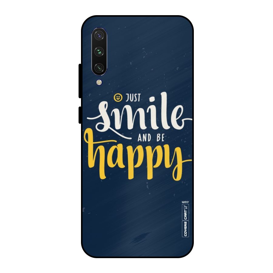 Just Smile Metal Back Case for Mi A3