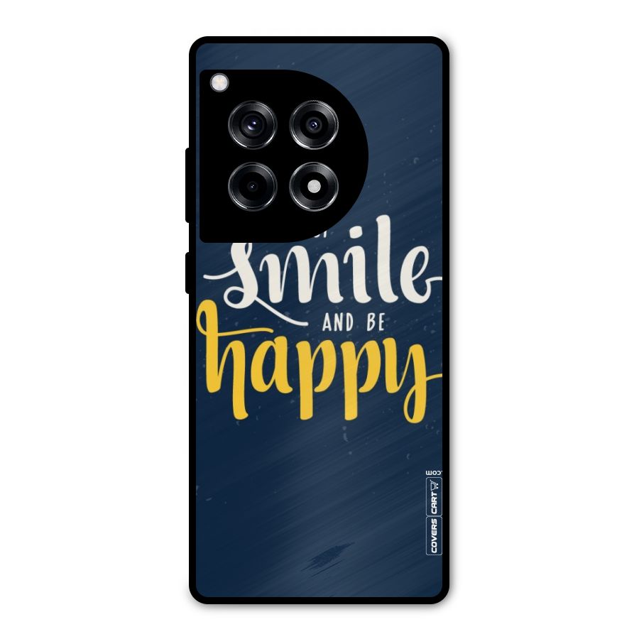 Just Smile Metal Back Case for OnePlus 12R
