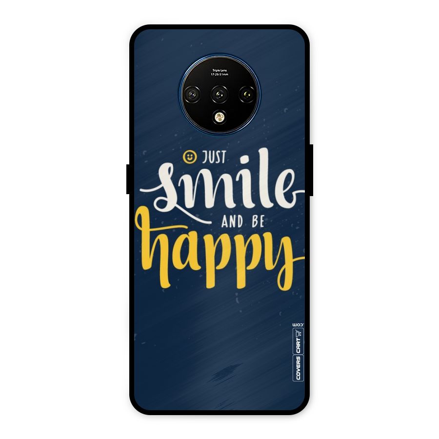 Just Smile Metal Back Case for OnePlus 7T