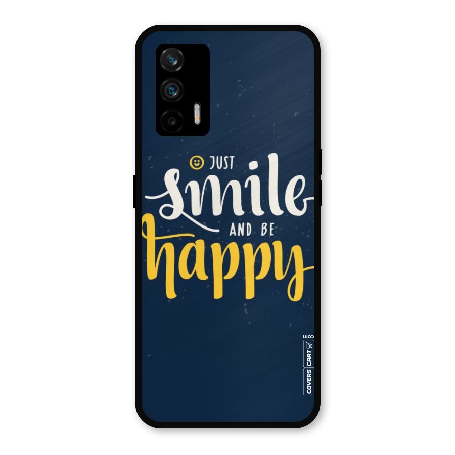 Just Smile Metal Back Case for Realme GT 5G