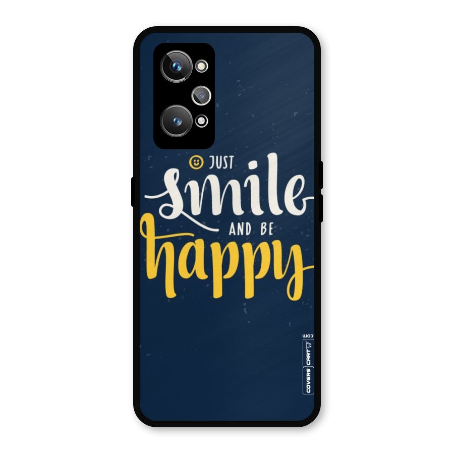 Just Smile Metal Back Case for Realme GT Neo2