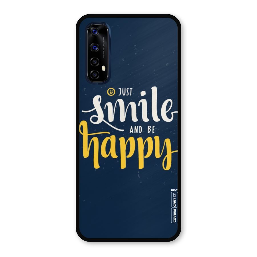 Just Smile Metal Back Case for Realme Narzo 20 Pro