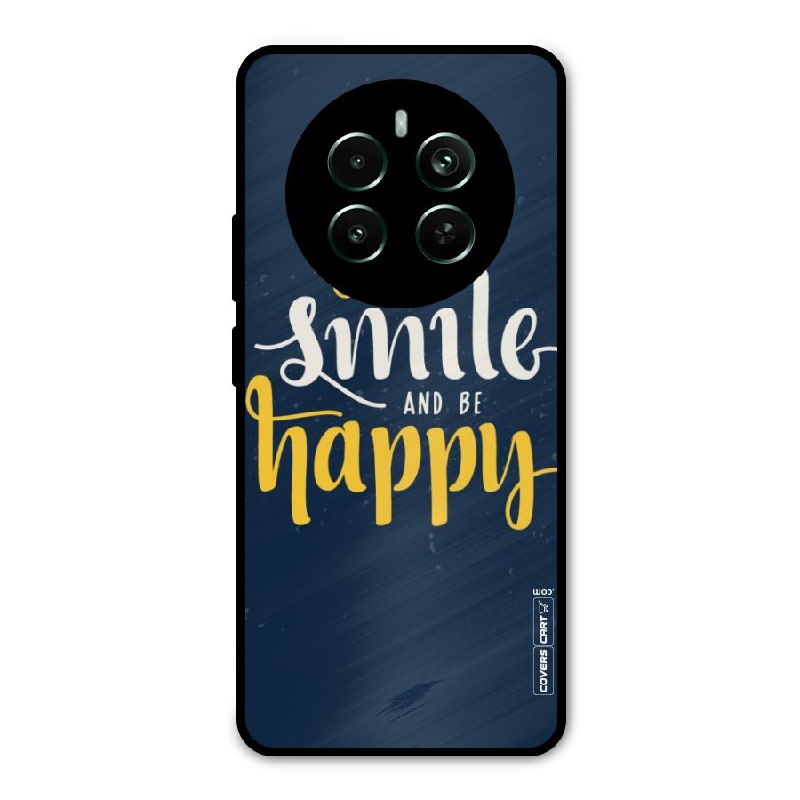 Just Smile Metal Back Case for Realme Narzo 70 Pro