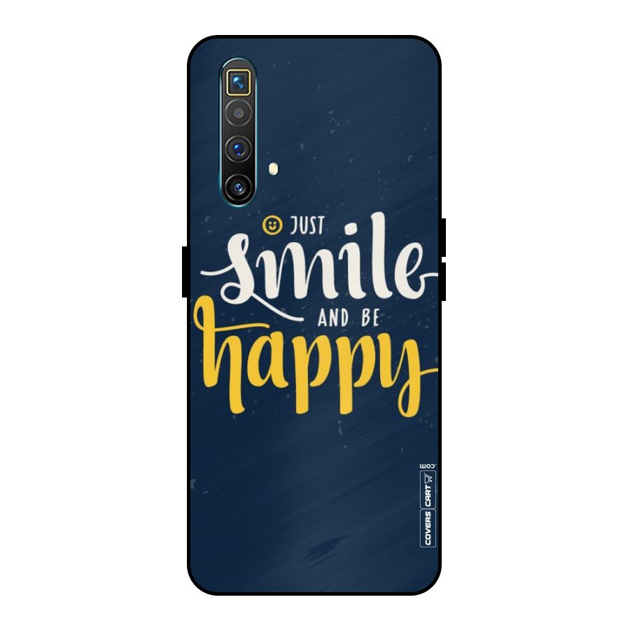 Just Smile Metal Back Case for Realme X3