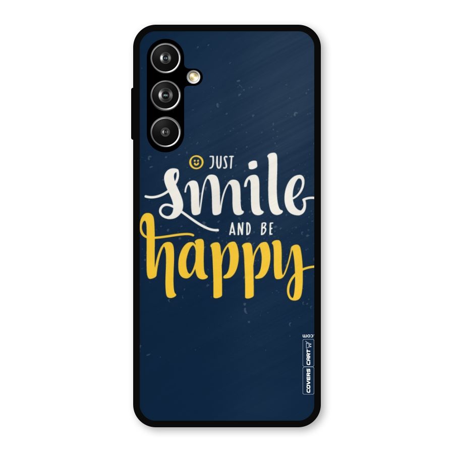 Just Smile Metal Back Case for Samsung Galaxy M54