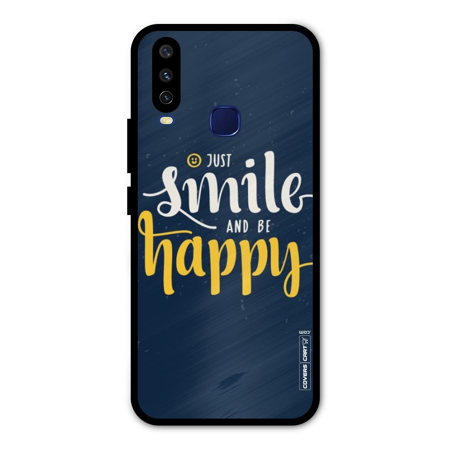 Just Smile Metal Back Case for Vivo V17