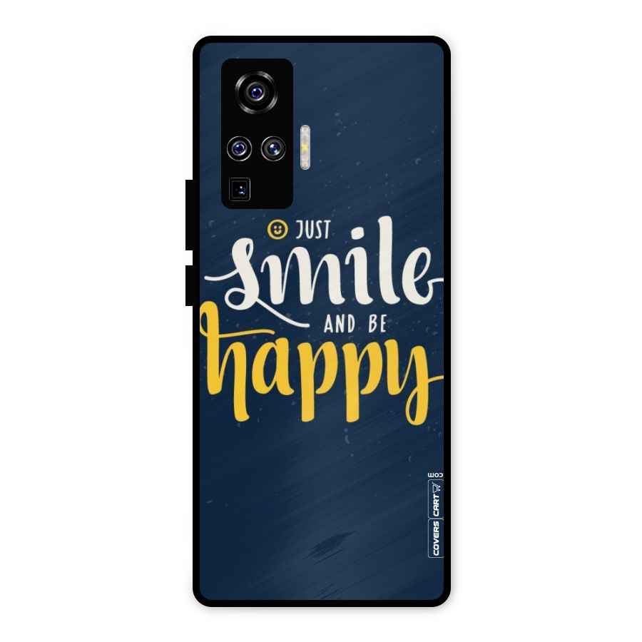 Just Smile Metal Back Case for Vivo X50 Pro