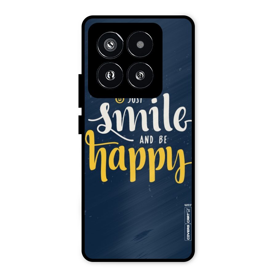 Just Smile Metal Back Case for Xiaomi 14 Pro