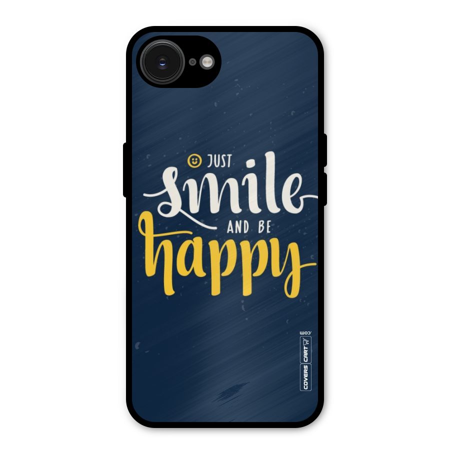 Just Smile Metal Back Case for iPhone 16e