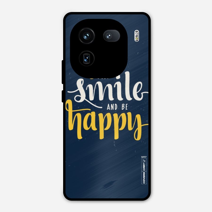 Just Smile Metal Back Case for iQOO 12