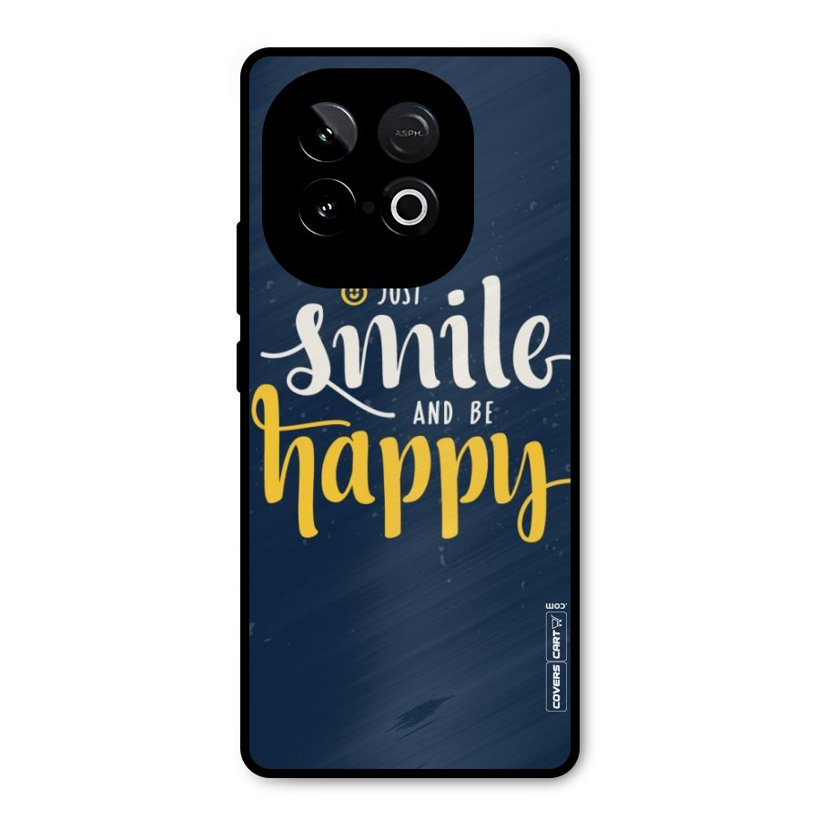 Just Smile Metal Back Case for iQOO Neo 10