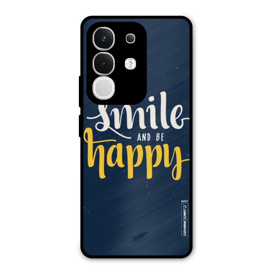 Just Smile Metal Back Case for iQOO Z10x