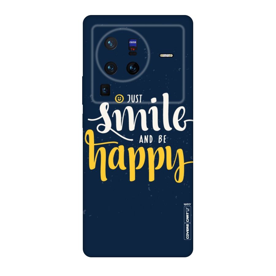 Just Smile Original Polycarbonate Back Case for Vivo X80