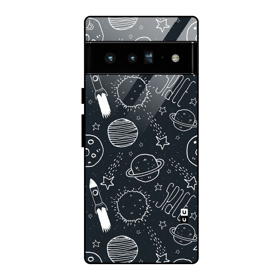 Just Space Things Glass Back Case for Google Pixel 6 Pro