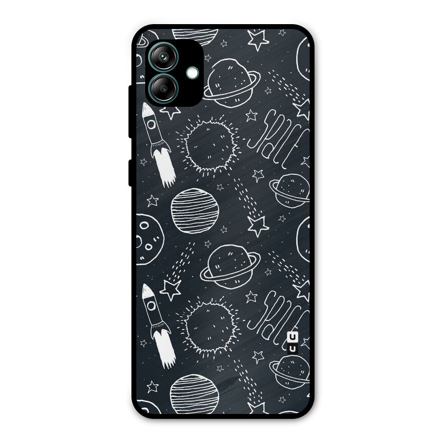 Just Space Things Metal Back Case for Galaxy A04