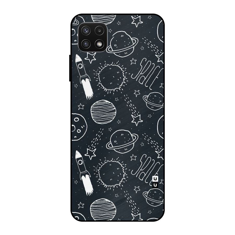 Just Space Things Metal Back Case for Galaxy A22 5G