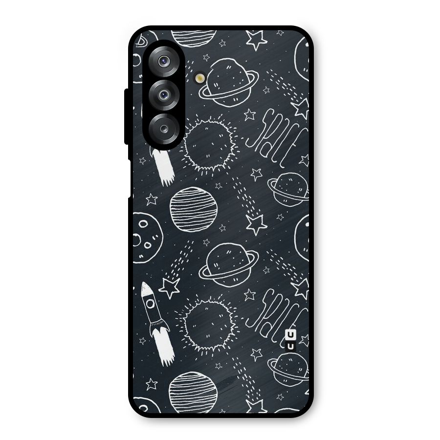 Just Space Things Metal Back Case for Galaxy A26