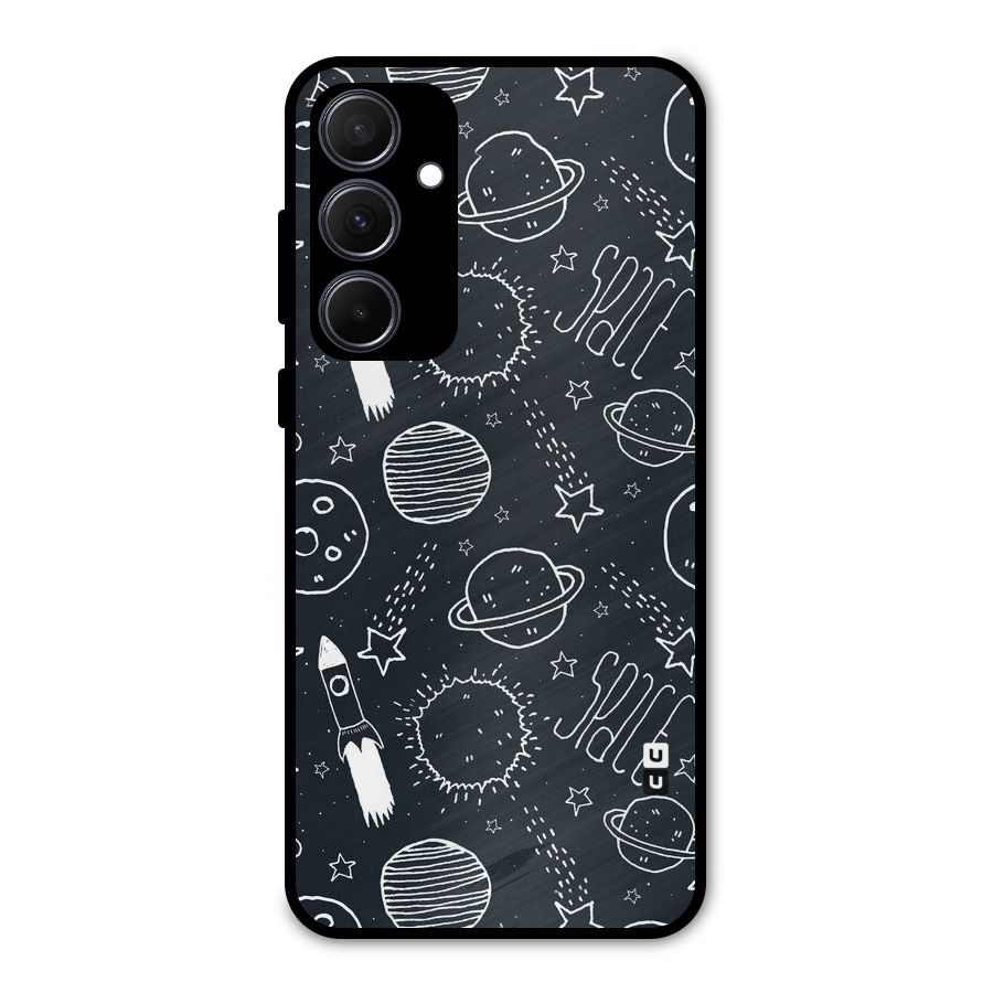 Just Space Things Metal Back Case for Galaxy A35