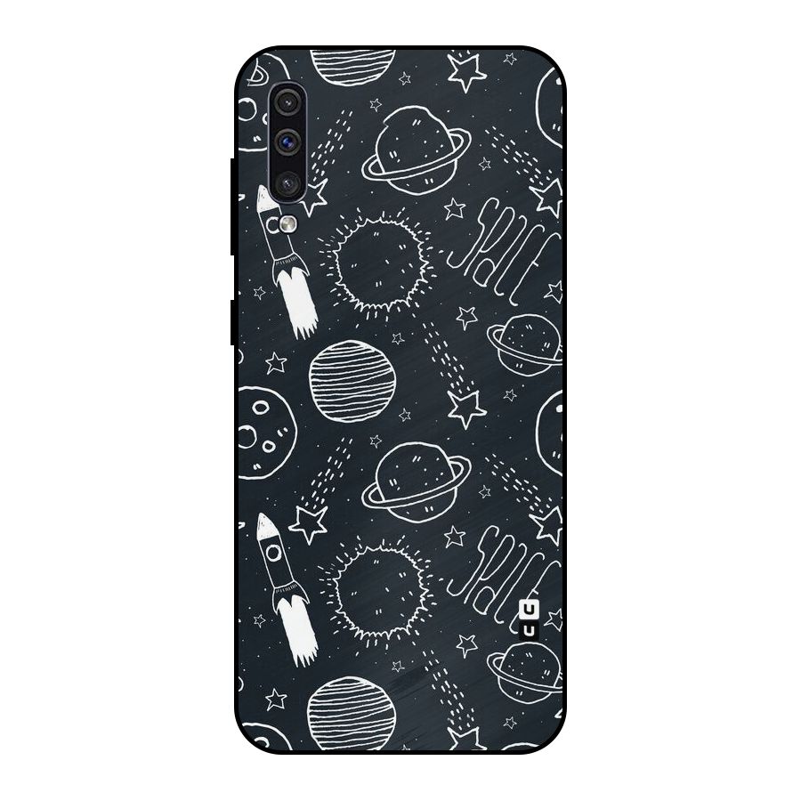 Just Space Things Metal Back Case for Galaxy A50