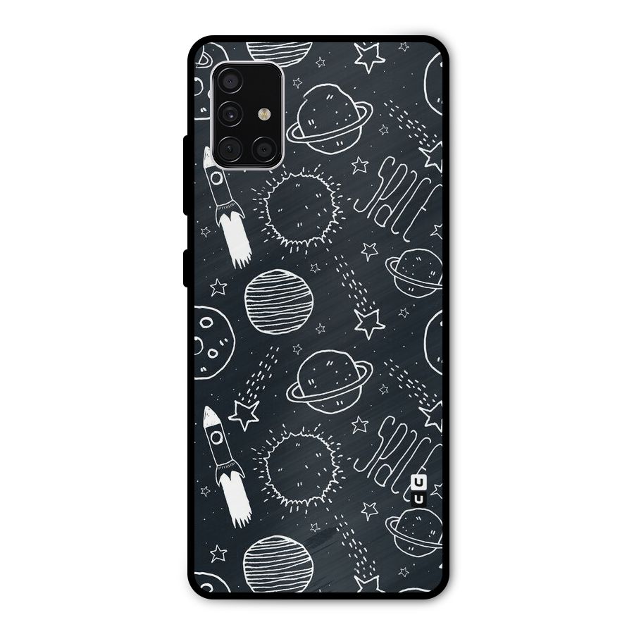 Just Space Things Metal Back Case for Galaxy A51