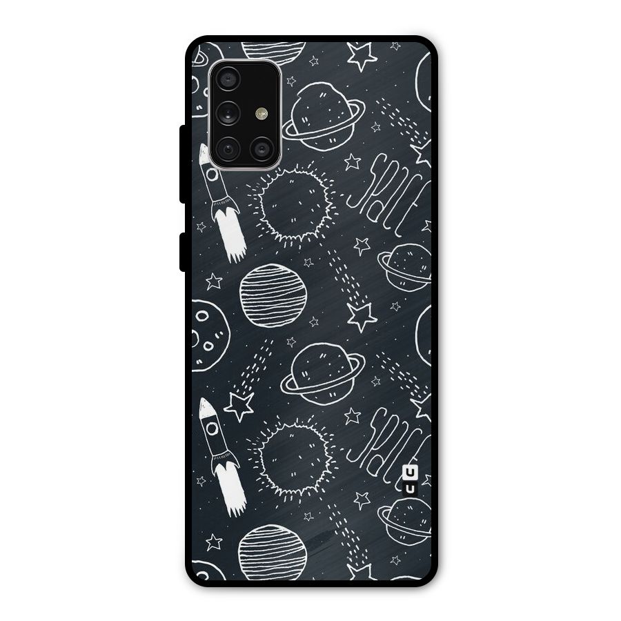 Just Space Things Metal Back Case for Galaxy A71
