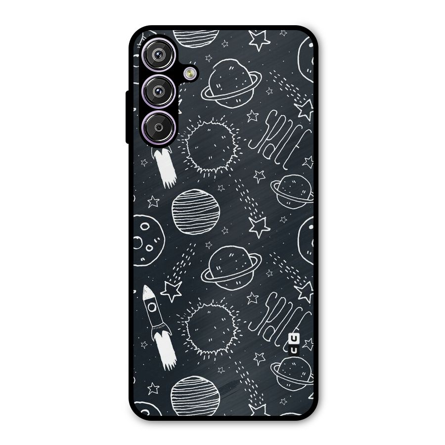 Just Space Things Metal Back Case for Galaxy M15