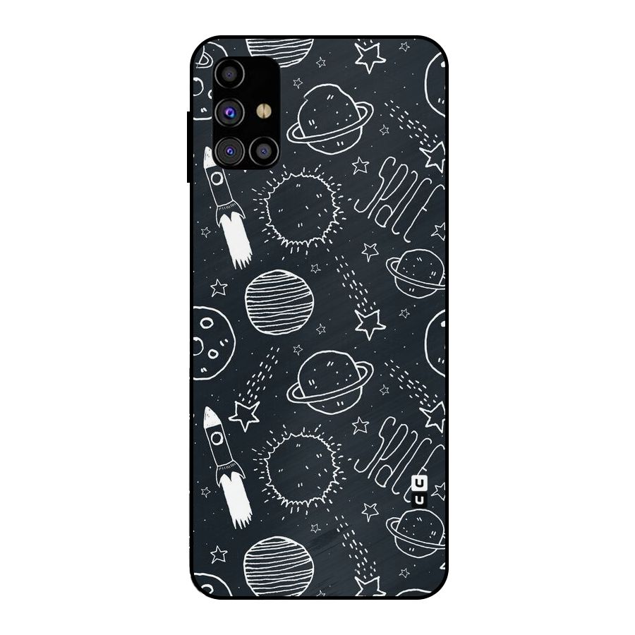 Just Space Things Metal Back Case for Galaxy M31s