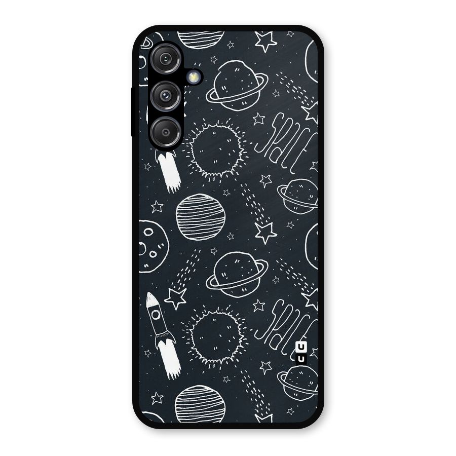Just Space Things Metal Back Case for Galaxy M34 5G