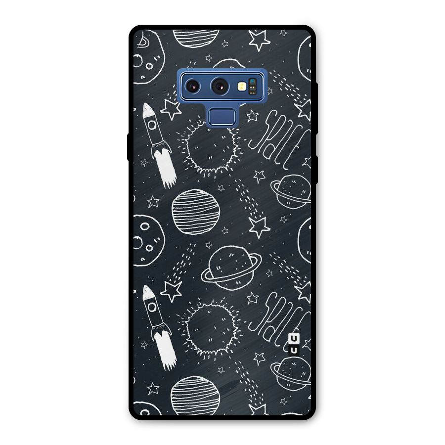 Just Space Things Metal Back Case for Galaxy Note 9